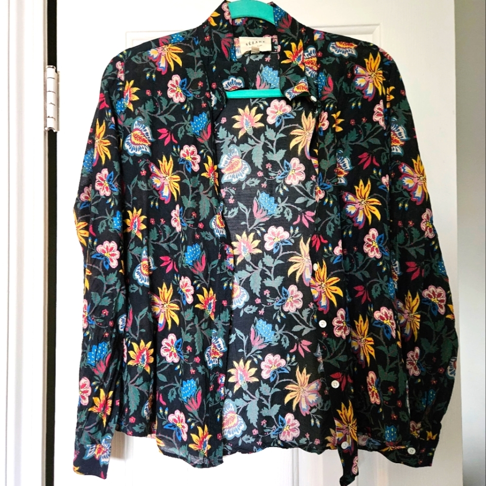 EUC Sezane Pierro shirt